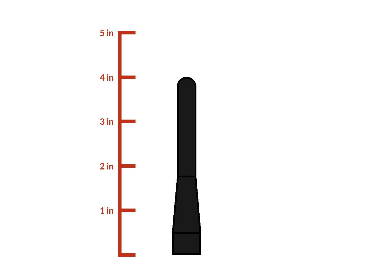 Cravenspeed Stubby Antenna Compatible With Dodge Avenger 2007 2010 | 4 Inches | Short Antenna Replacement | Made In The Usa