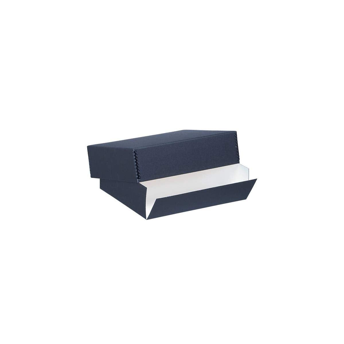 Lineco Archival 13X19 Print Storage Box, Drop Front Design, 13 1/2' X 19 1/2' X 3', Exterior Color: Black