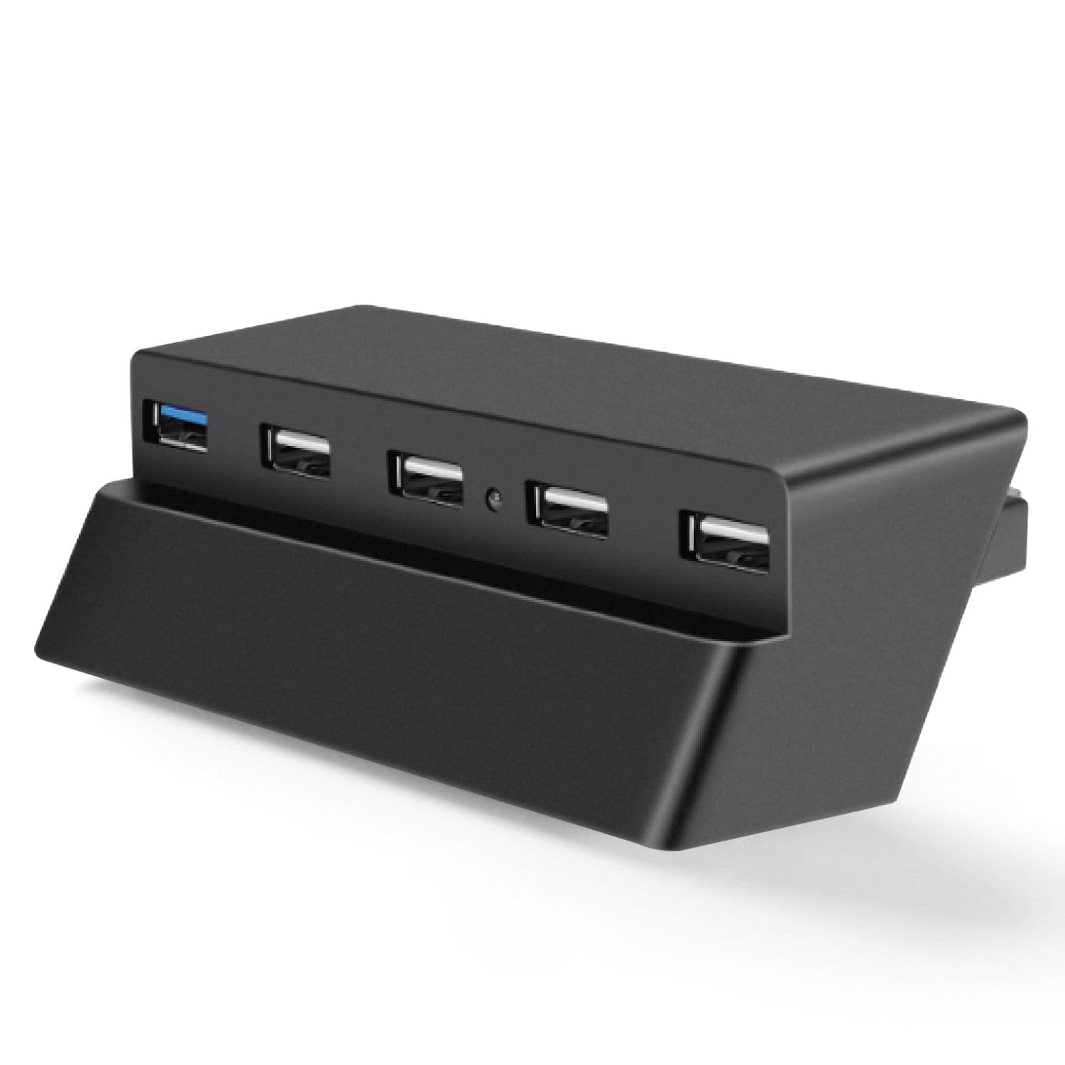 TNP 5 Port USB Hub for PS4 Slim Edition - USB 3.0/2.0 High Speed Extender Adapter Accessories Expansion Hub Connector Splitter E