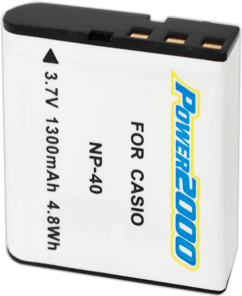 Power 2000 ACD-235 Replacement for Casio NP-40 Li-Ion Battery