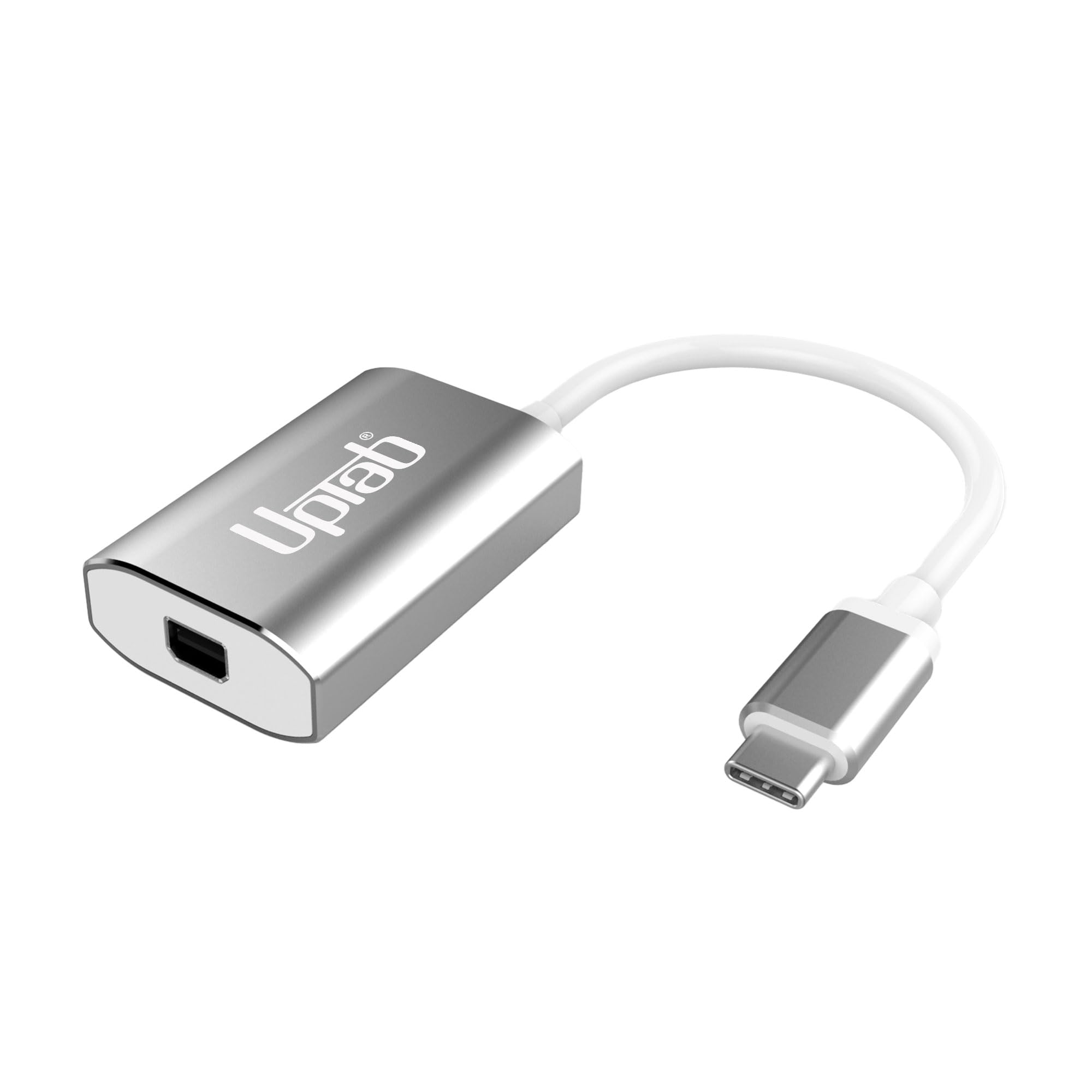 UPTab USB C to Mini DisplayPort Adapter UPTab (4K@60Hz) USB-C/Thunderbolt 3 to MDP Adapter with Power Port for New M2 MacBook Pr