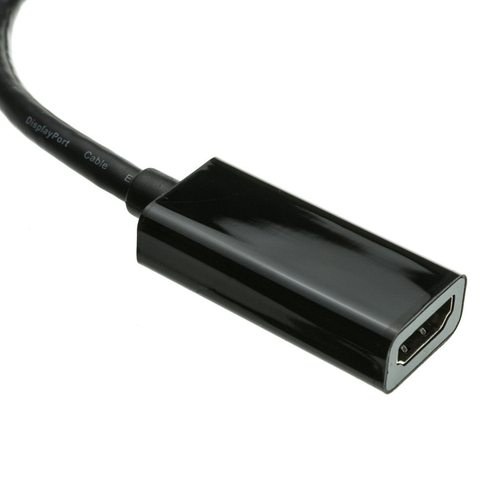 Cablewholesale Displayport Male To Hdmi Female Passive Adapter Cable Support For 4K Video, Audio Enabled