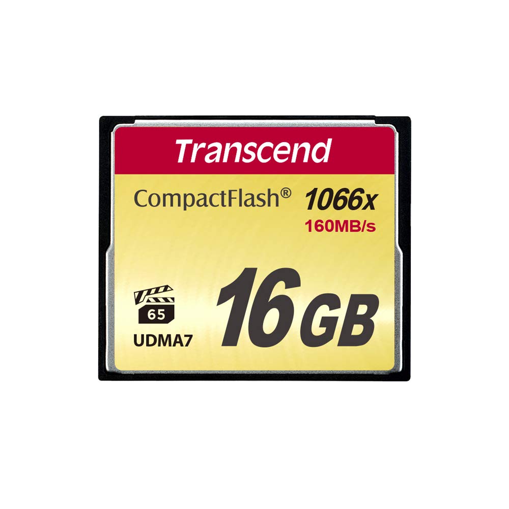 Transcend 16Gb Compactflash Memory Card 1000X (Ts16Gcf1000)