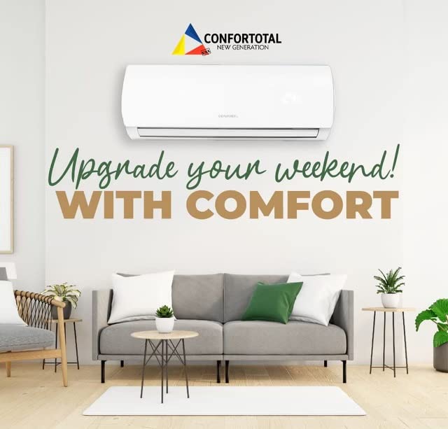 Confortotal 12000 Btu Mini Split Air Conditioner And Heat Pump 110V Ductless,1 Ton,With Wifi Compatible With Alexa