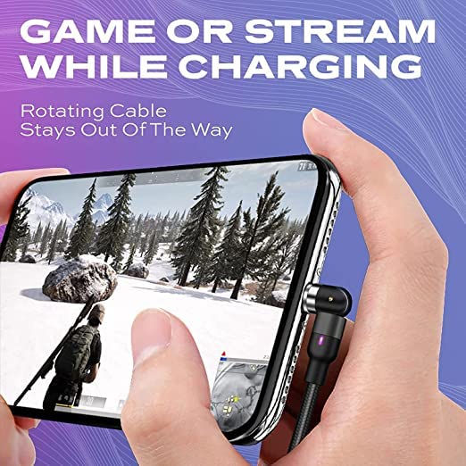 Statik 360 Rotating Magnetic Charging Cable   Usb To Usb C Cable, Micro Usb, Magnetic Iphone Charger, 3 In 1 Tip Adapters, Magne