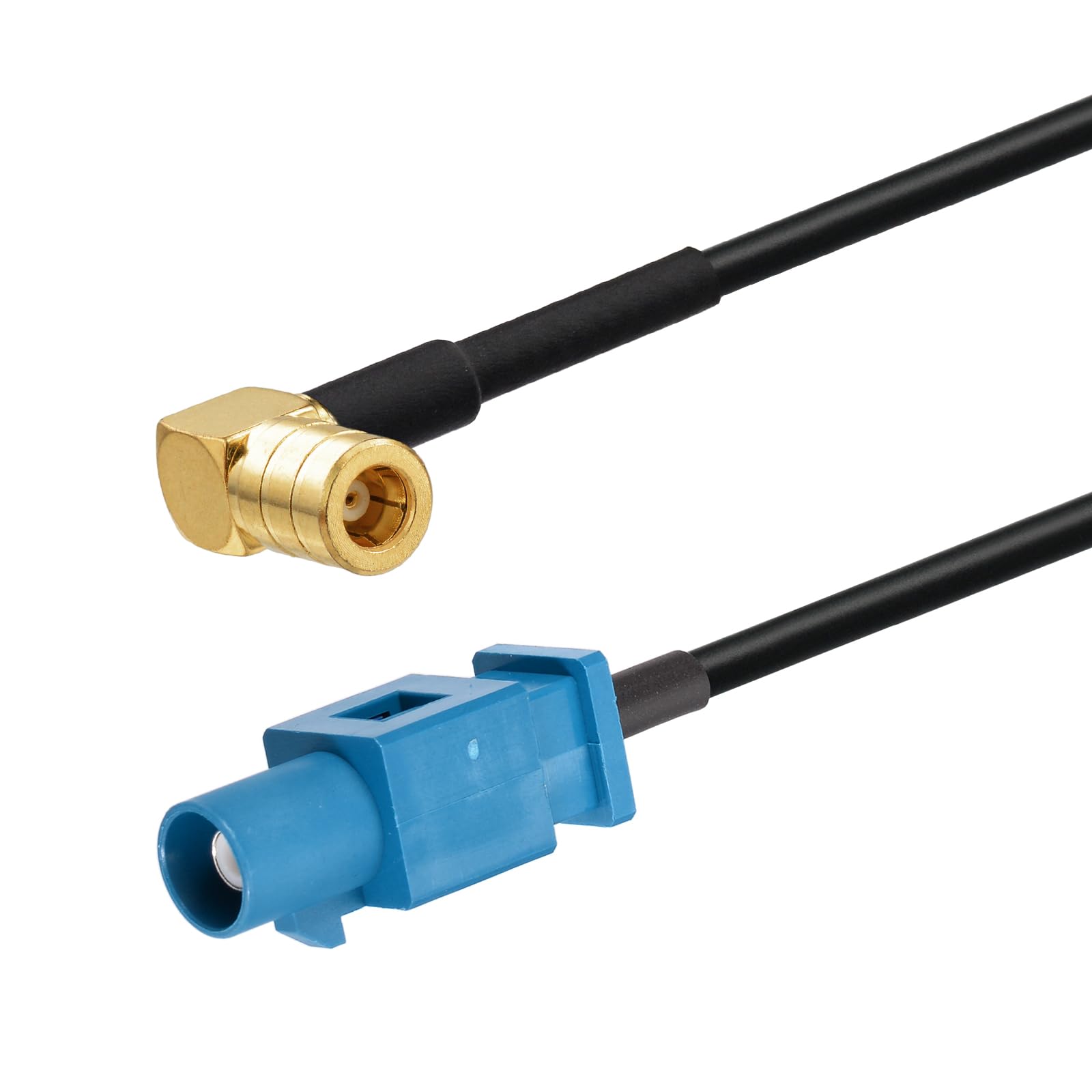 Bingfu Vehicle Car Truck Suv Satellite Radio Antenna Adapter Converter Cable, 3.28Ft Fakra Z Male To Smb Plug Coaxial Pigtail Ca