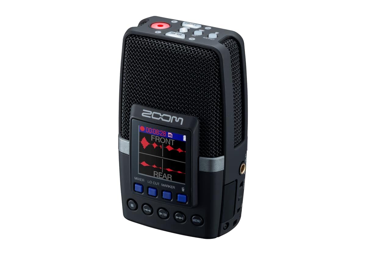 Zoom H2Essential Multi Mic Handy Recorder With 3 Integrated Microphones For 9 Recording Modes, Surround Recording, 32 Bit 96 Khz