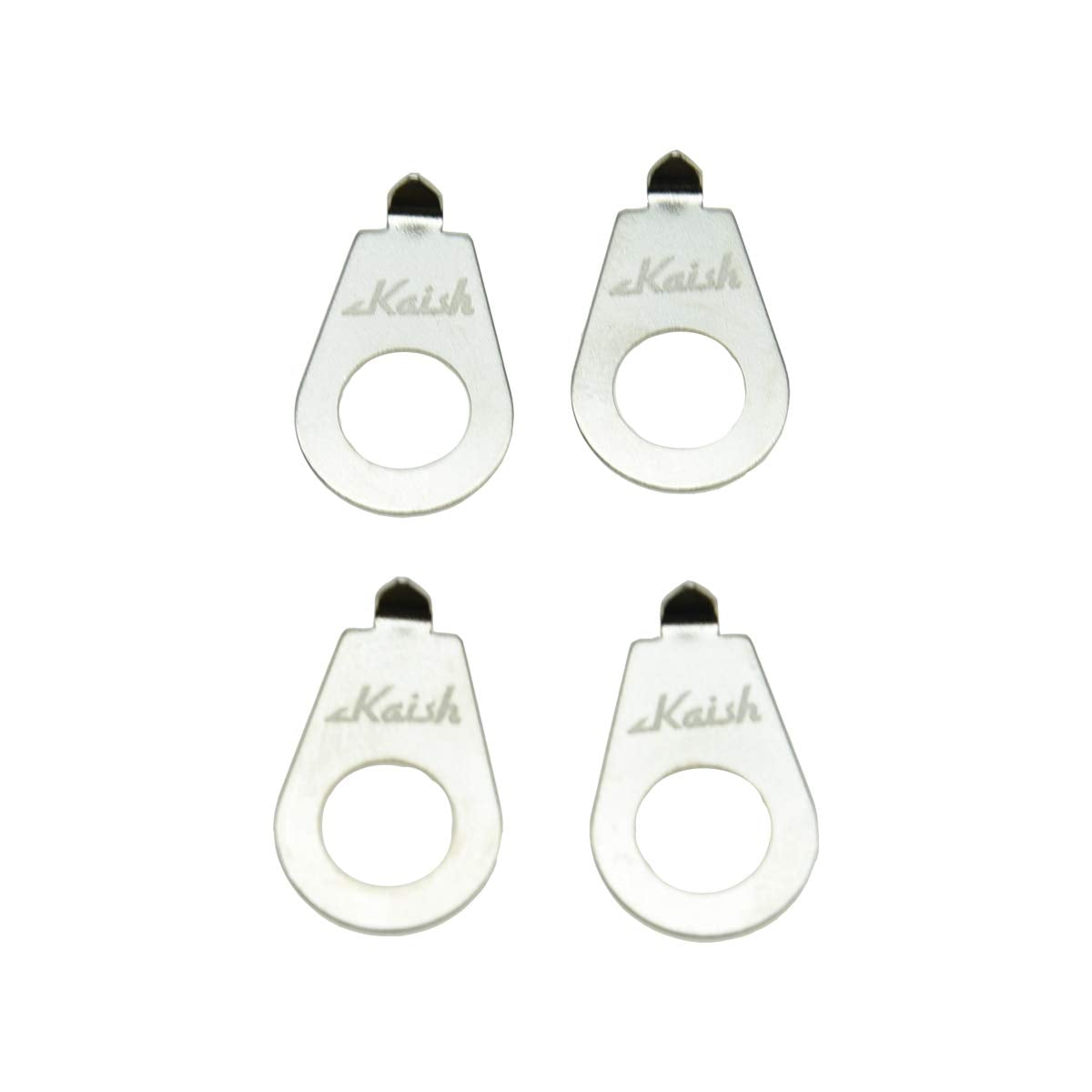 Kaish 4Pcs Chrome Lp Guitar Knobs Pointer Plate Knob Indicator For Epiphone Les Paul