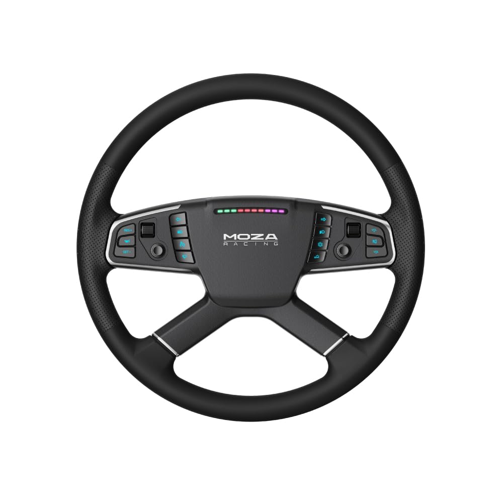MOZA RACING GM RS060 MOZA TSW Steering Wheelfourspoke w 400mm truck wheel