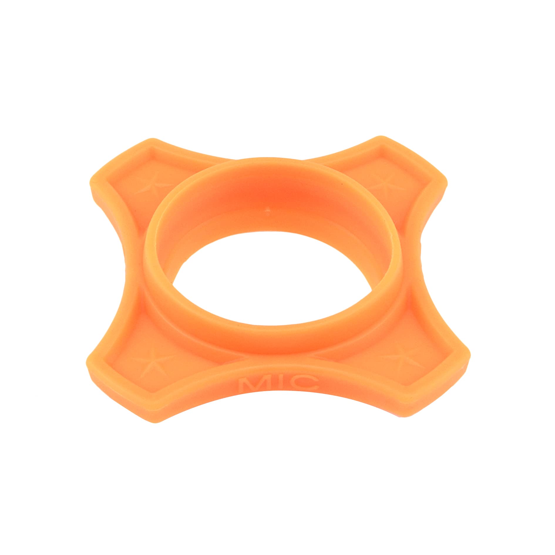 Pastlla 4Pcs Anti-Roll Anti-Drop Skid Ring Microphone Protection Ring Accessories - Orange
