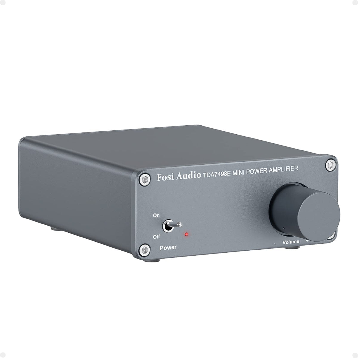 Fosi Audio Tda7498E 2 Channel 160W X2 Stereo Audio Amplifier Mini Hi Fi Class D Integrated Amp For Passive Speakers With 24V Pow
