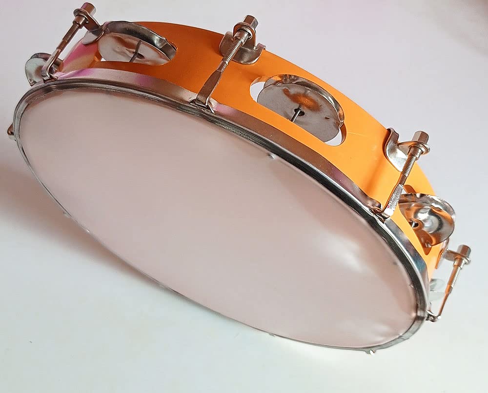 Tambourine Hand Percussion Musical Instrument (10 inch)