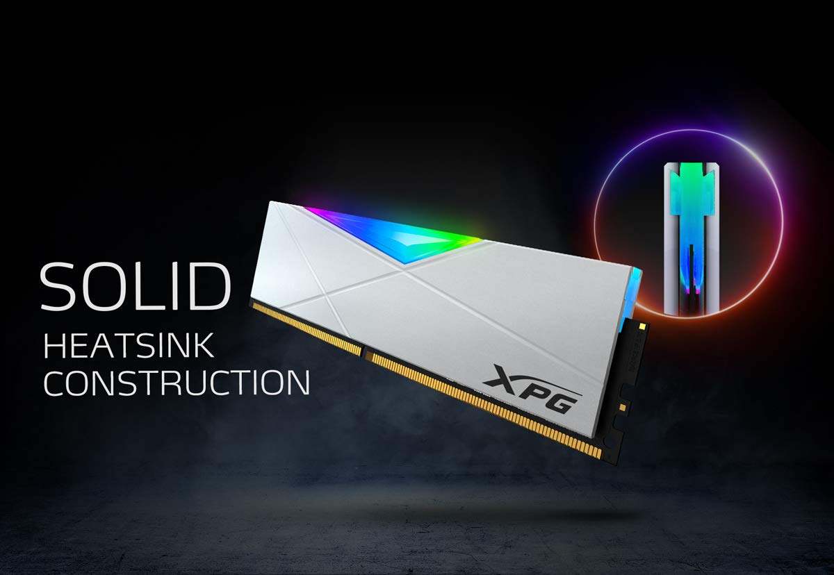 Xpg Ddr4 D50 Rgb 32Gb (2X16Gb) 3200Mhz Pc4 25600 U Dimm 288 Pins Desktop Memory Cl16 Kit White (Ax4U320016G16A Dw50)