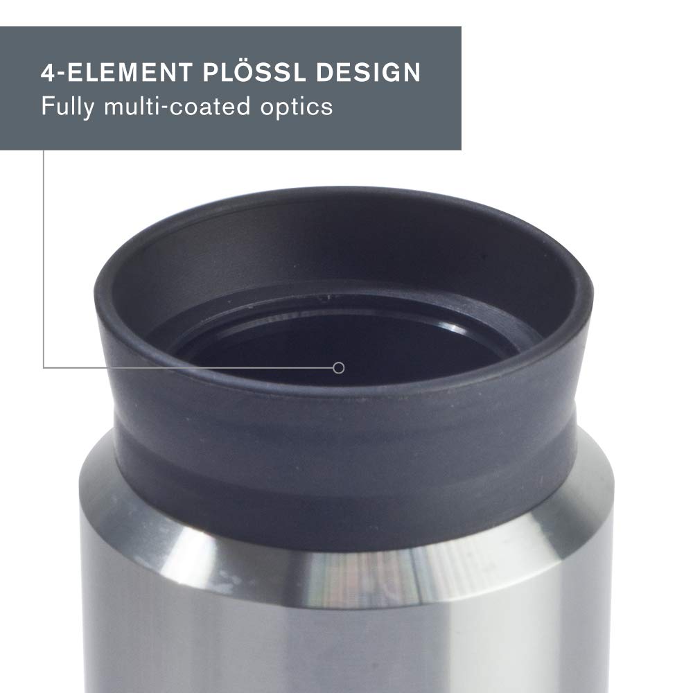 Celestron 93325 Omni Eyepiece (Silver/Black), 1.25''/40 Mm