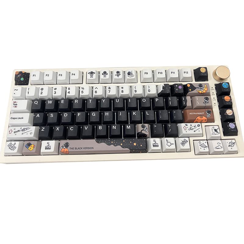 Keycaps   Astronaut Theme, Cherry Height, 142 Keys, Pbt Material, Opaque