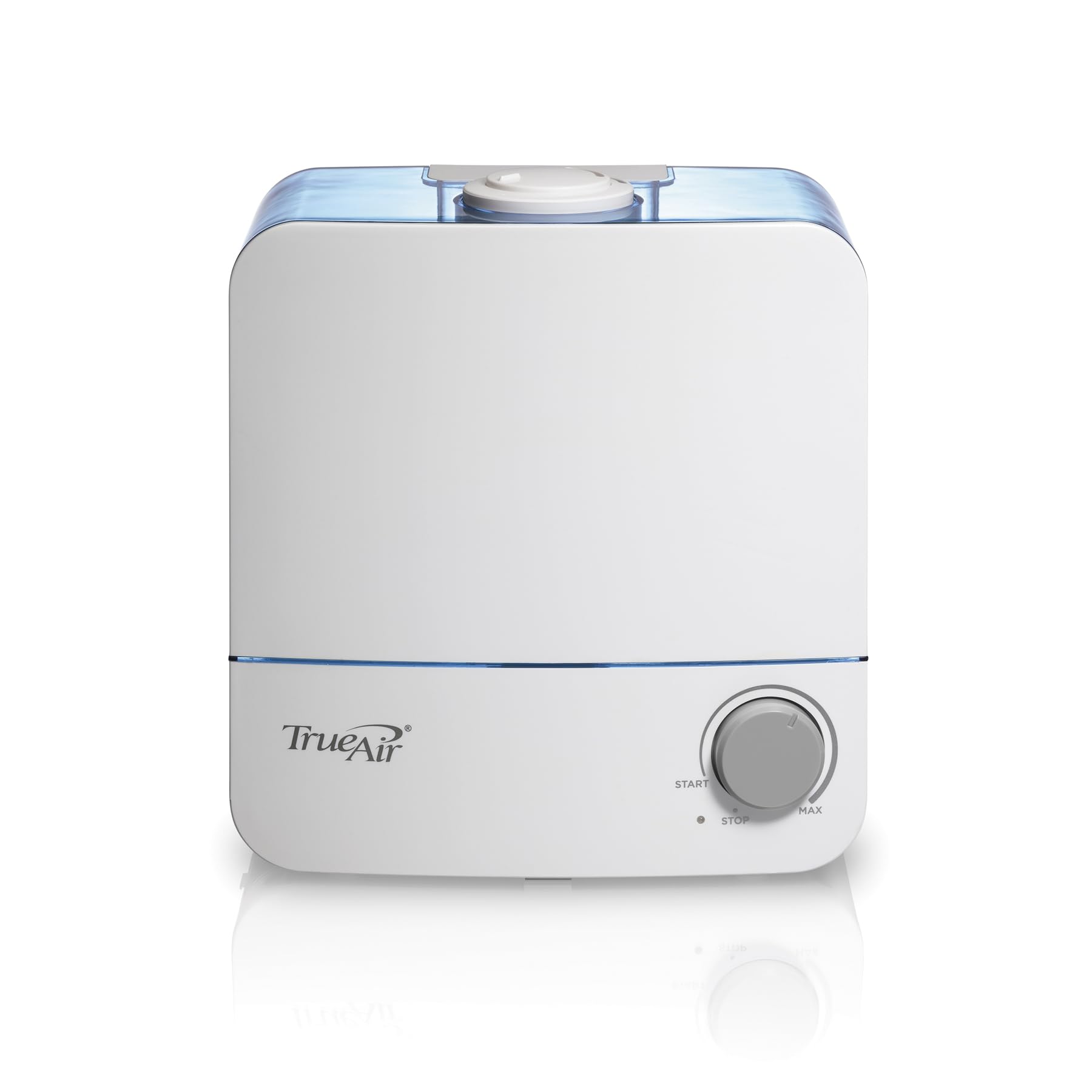 Hamilton Beach Trueair Cool Mist Humidifiers For Bedroom Large Room, 5.5L, Whisper Quiet, Rotating Nozzle, Auto Shutoff, Filter Free, White (04700)