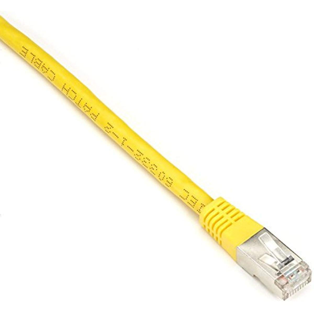 Black Box Cat6 250 Mhz Shielded, Stranded Cable Sstp (Pimf), Pvc, Yellow, 30 Ft. (9.1 M)