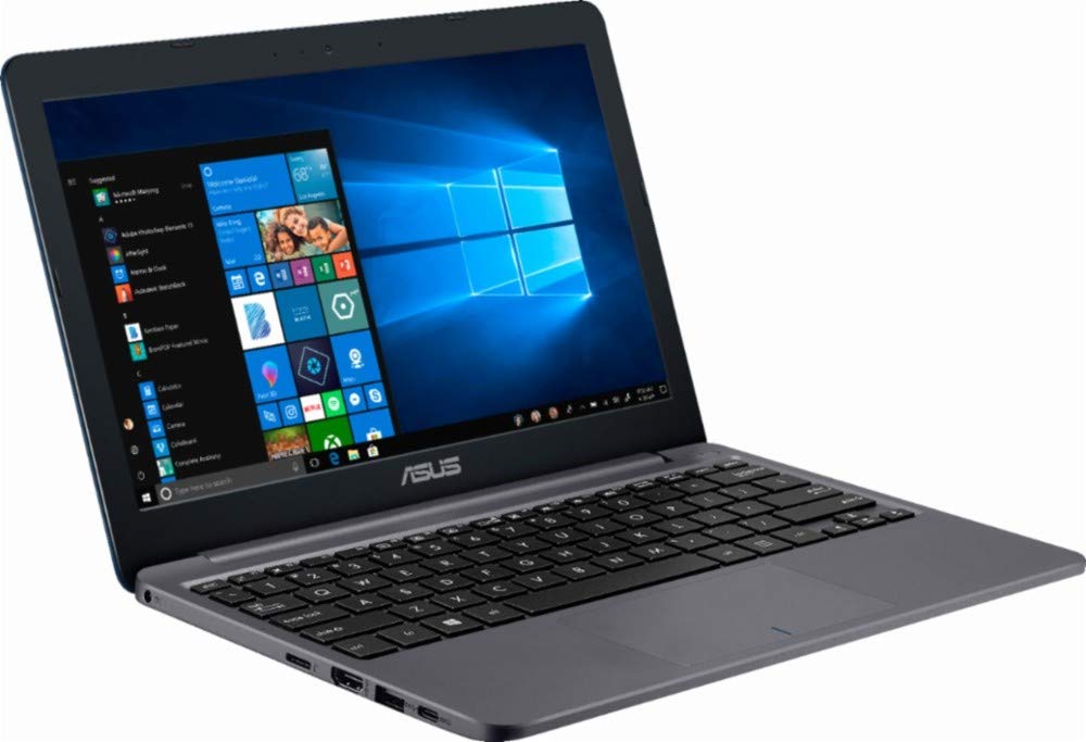 Asus Vivobook E203Ma Thin And Lightweight 11.6    Hd Laptop, Intel Celeron N4000 Processor, 4Gb Ram, 64Gb Emmc Storage, 802.11Ac