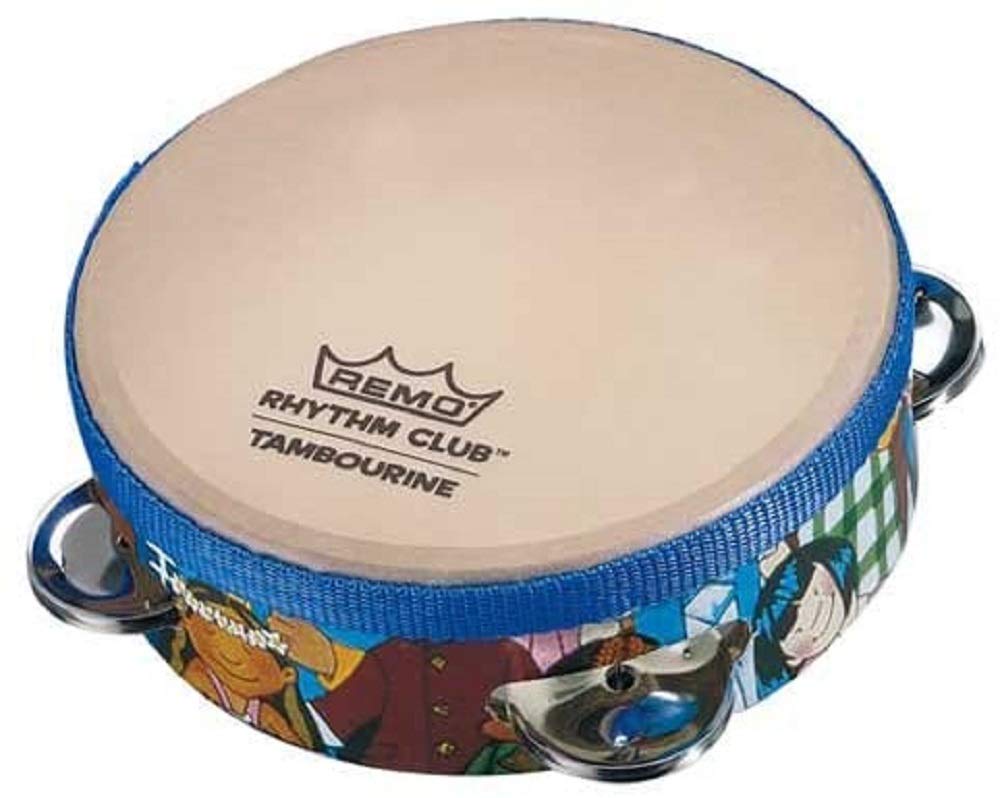 Remo Rh 2106 00 Rhythm Club Tambourine   Rhythm Kids, 6''