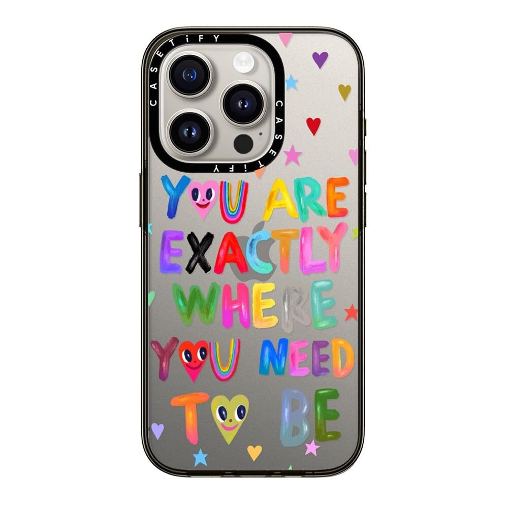 Casetify Compact Case For Iphone 15 Pro [2X Military Grade Drop Tested / 4Ft Drop Protection]   You Are Exactly Where You Need T