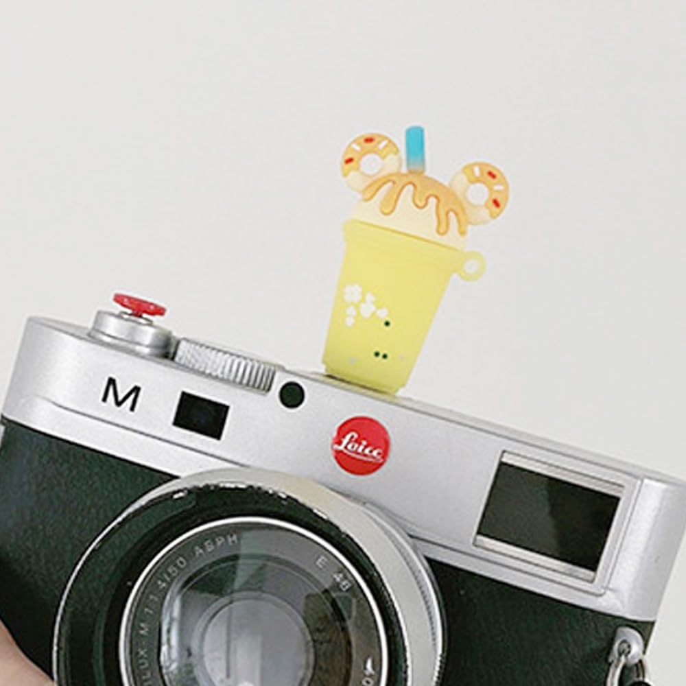 Zostland Cute Slr Camera Hot Shoe Boot Cover Cap,Cute Milk Tea Cup Shoe Protector,Compatible With Sony Fuji Canon Nikon Pentax L