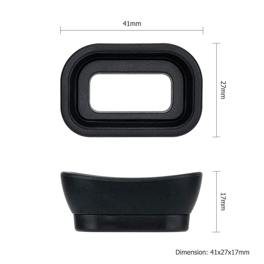 Soft Silicon Camera Viewfinder Eyecup Eyepiece Eyeshade For Sony A6600 A6500 A6400 Eye Cup Protector Replaces Sony Fda Ep17
