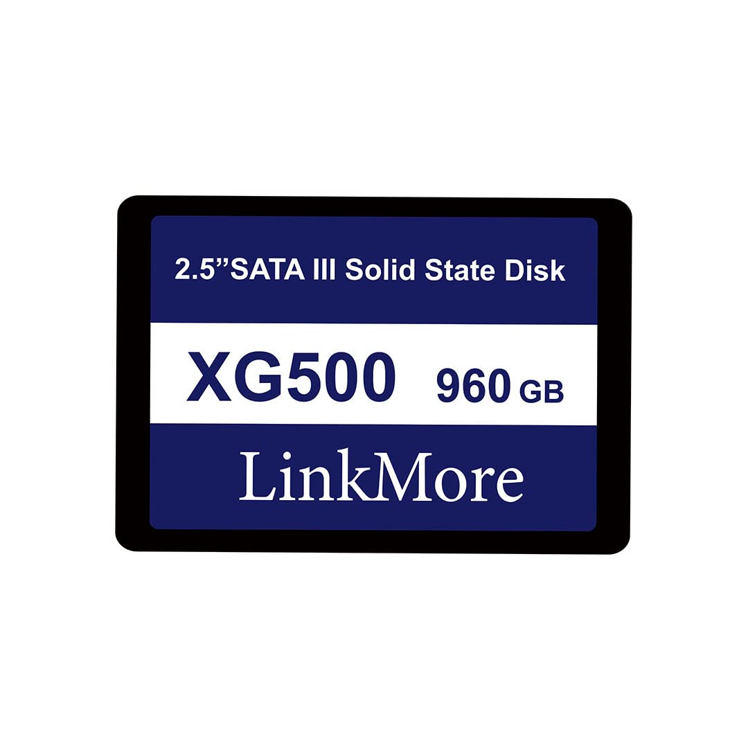 Linkmore Xg500 960Gb 2.5'' Sata Iii (6Gb/S) Internal Ssd, Solid State Drive, Read Speed Up To 550Mb/S, 2.5 Inch For Laptop And P