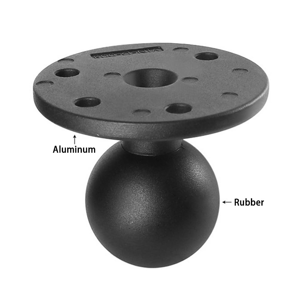 Strg 2.25'' Ball Mount With Amps Round Plate, Ball Mount Base Compatible With Ram And 2.25' D Size Double Socket Arm From Arkon, Ibolt And Tackform Enterprise Series