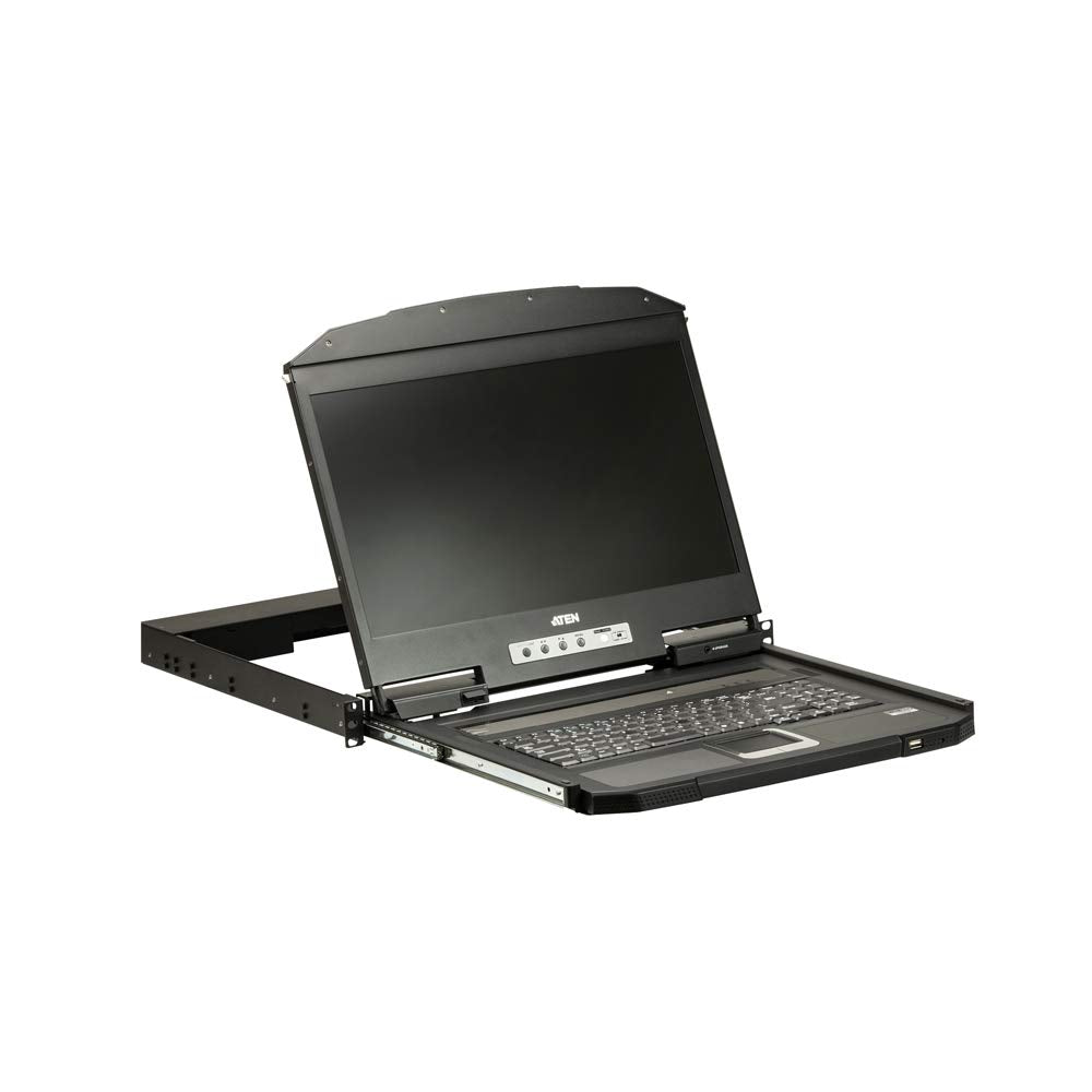 ATEN 19 Ultra Short Depth Wide Screen LCD Console HDMI/USB