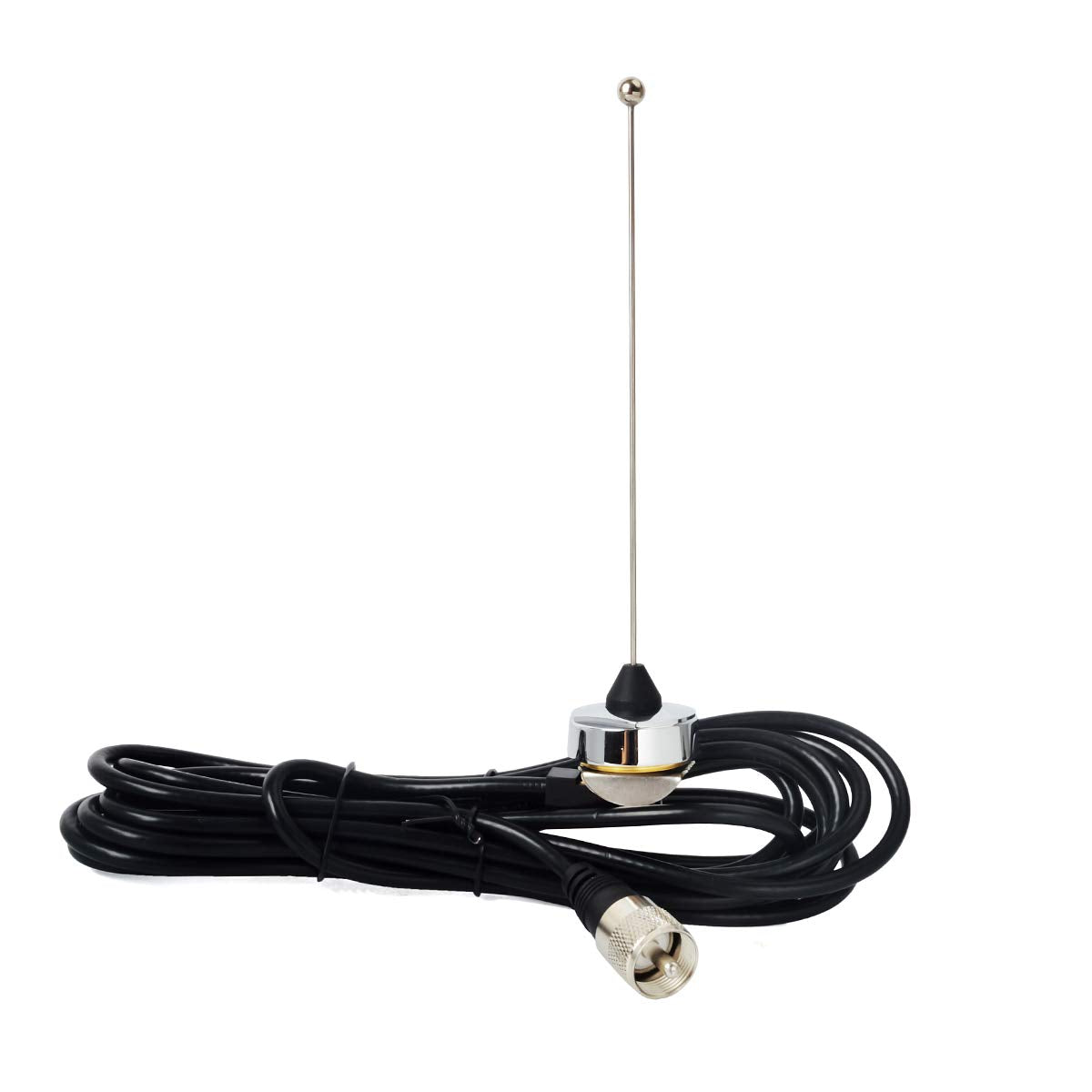 Hys Tcj N1 Uhf Nmo 400 470 Mhz Antenna With 13 Ft Rg58 Coax Cable Nmo To Uhf Pl259 Connector For Yaesu Kenwood Hyt Vertex Icom M