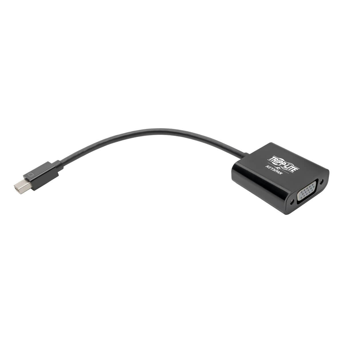 Tripp Lite Mini Displayport 1.2 To Vga Adapter Converter Active 1920 X 1200, 1080P Black Mdp To Vga (P137 06N Vgav2B)