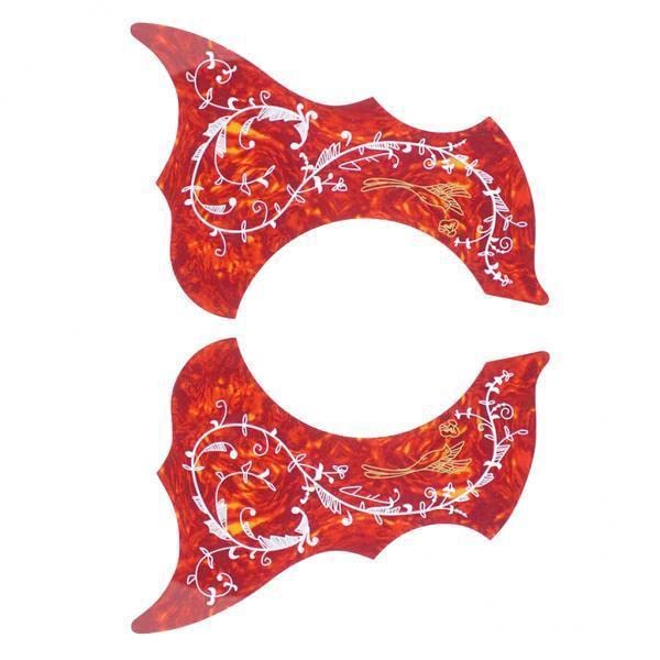 Heavenglow 2Xleft Right Handed 40/41 Folk Guitar Pickguard Scratch Plate Red | Pickguards | Guitar Parts | Parts & Accessories
