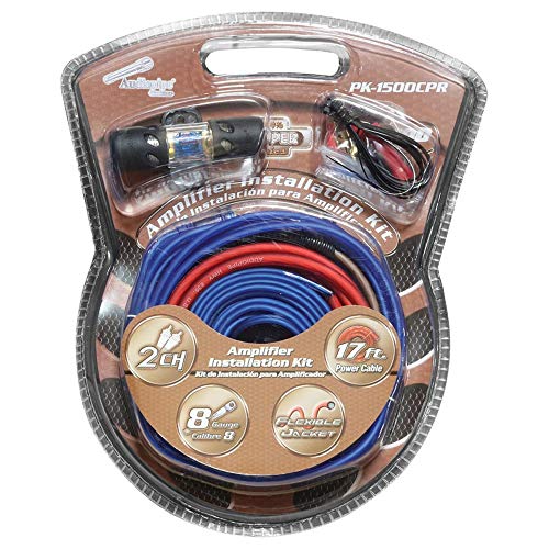 Audiopipe 8Ga Copper Amplifier Wiring Kit 1500 Watt Systems 11.75In. X 9.5In. X 2.5In.