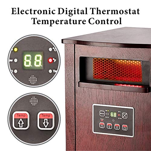 Optimus Ir Quartz Heater W Remote