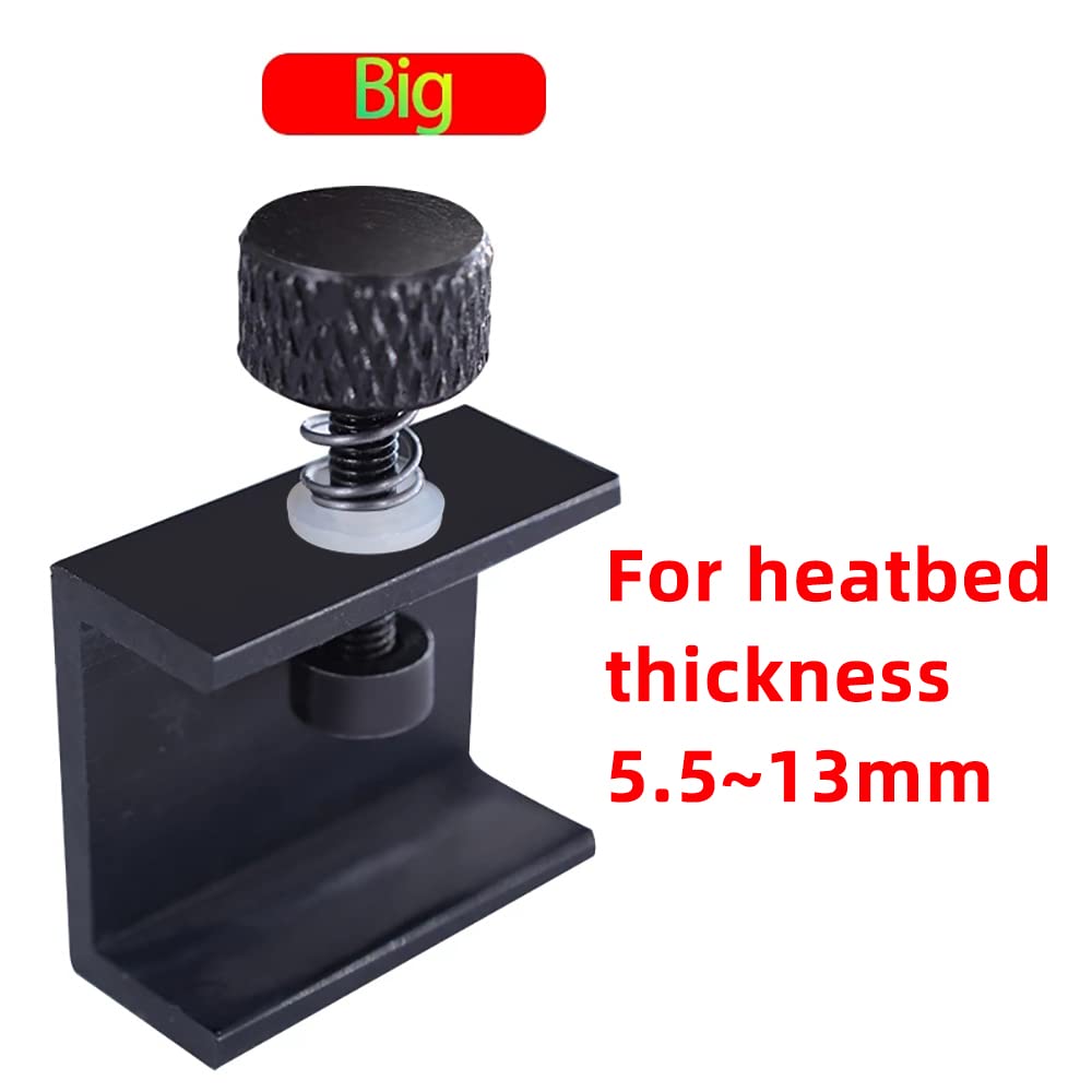 5Aplusreprap 3D Printer Bed Clips: Adjustable Ender 3 Bed Clips For Creality Ender 3 V2/ 3 Pro/Max/Neo/Ender 5, Cr 20 Pro, Cr 10