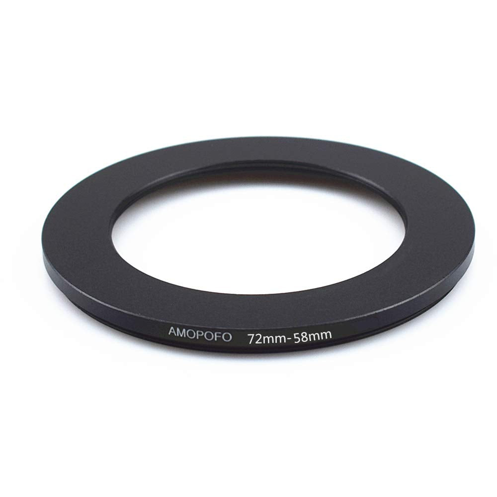 72Mm To 58Mm Camera Filter Ring /72Mm To 58Mm Step Down Ring Filter Adapter For 58Mm Uv,Nd,Cpl,Metal Step Down Ring
