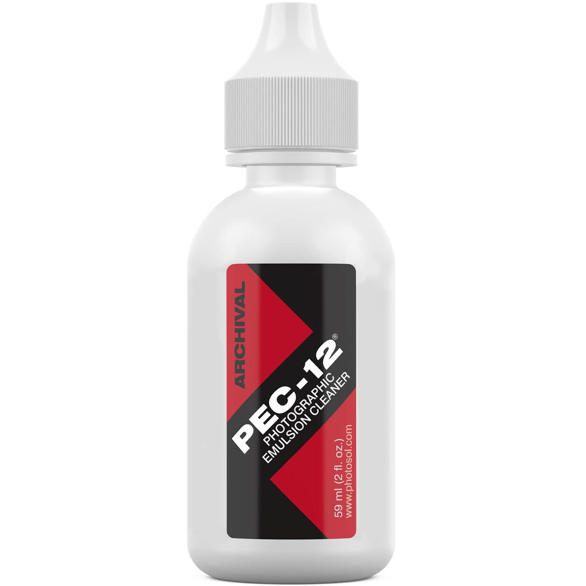 Pec-12 Photographic Emulsion Cleaner - Non-Water Based Stain, Grease, And Ink Remover From Emulsions And Bases For Cleaning Film, Photo Negatives, B&W Slide - With Dropper Tip (2Oz)