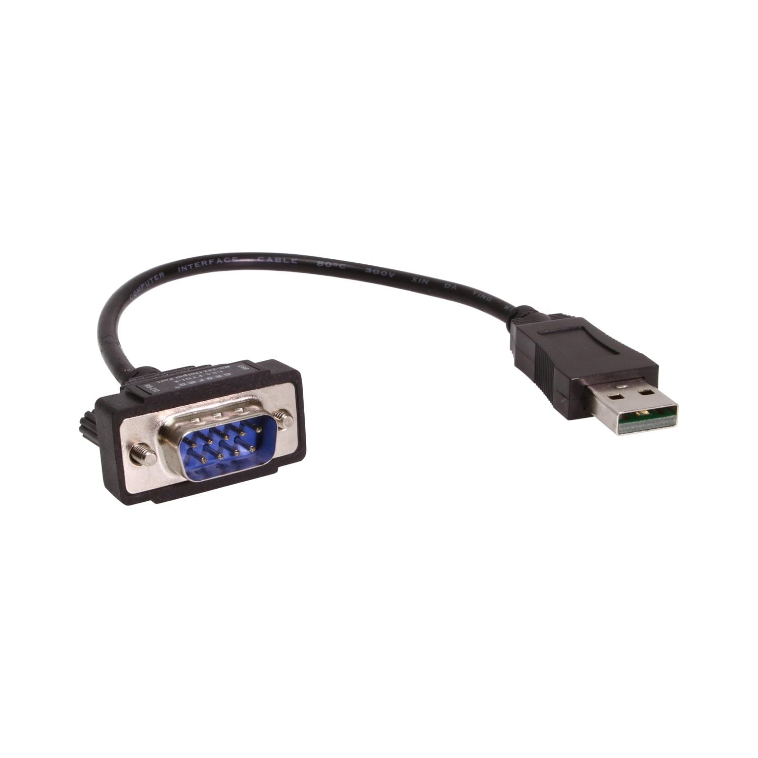 Gearmo Windows 10, 7 64-Bit Compatible Usb To Serial Adapter Rs232 Db9 Short 8 Inch Cable