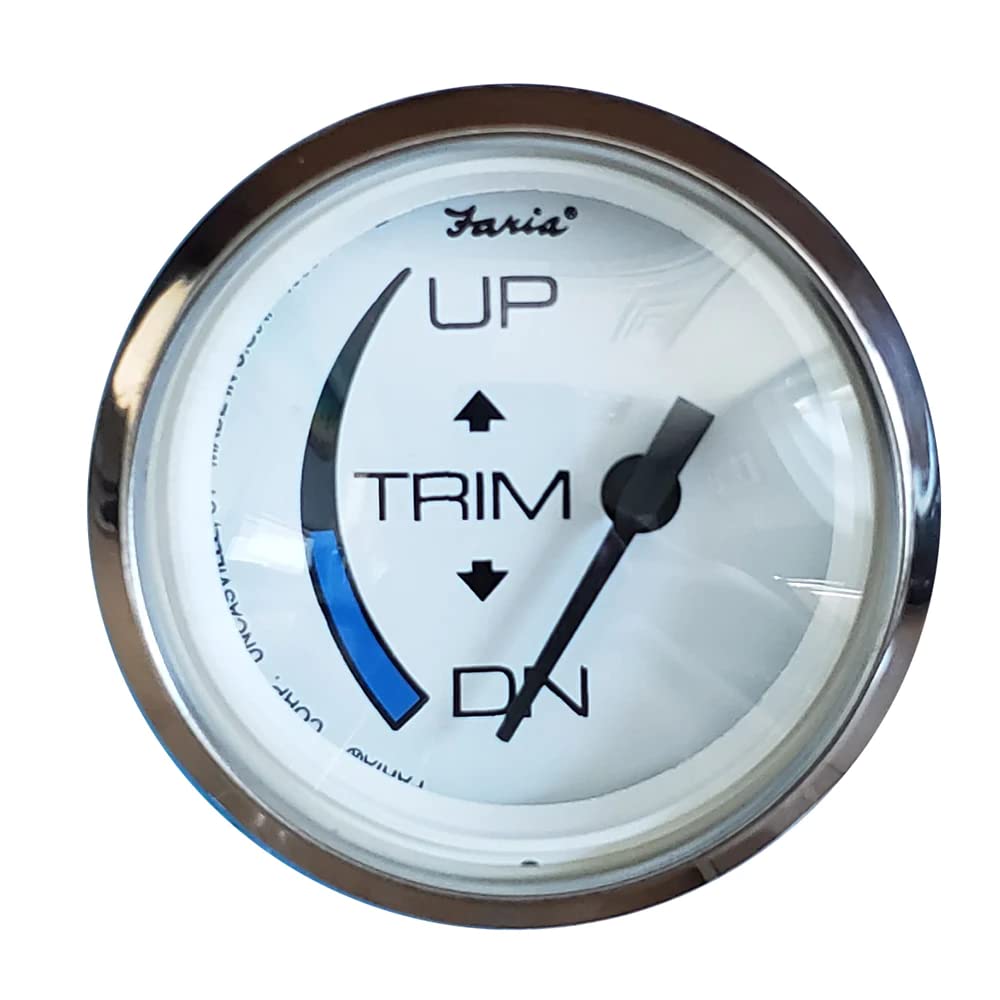 Faria Chesapeake White Ss 2'' Trim Gauge F/Honda Engines,WBEEAB07X3W7JXM