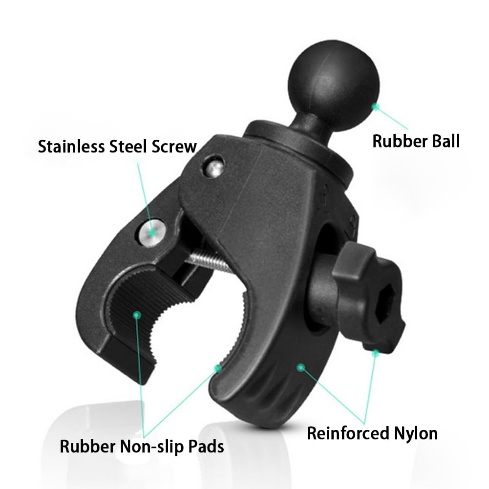 Strg 1'' Ball Mounts Base Adapter With Tough Claw Clamp Base, Ball Base Mount Compatible With Ram And 1'' Ball Systems From Ibol