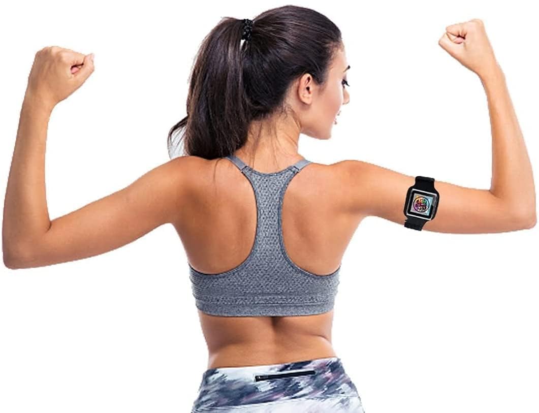 Piggyb Soo Suede Armband For Apple Ipod Nano 6 Generation & Ipod Shuffle 1St 2Nd 3Rd 4Th 6Th Generation Models A1373 A1271 A1204