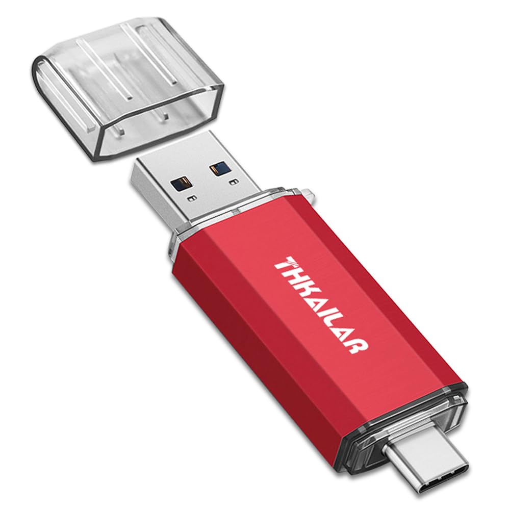 Thkailar 1Tb Usb C Flash Drive For Macbook And Android Phones, Thumb Drive With Usb A And Usb C For Pc,Laptop,Portable External 