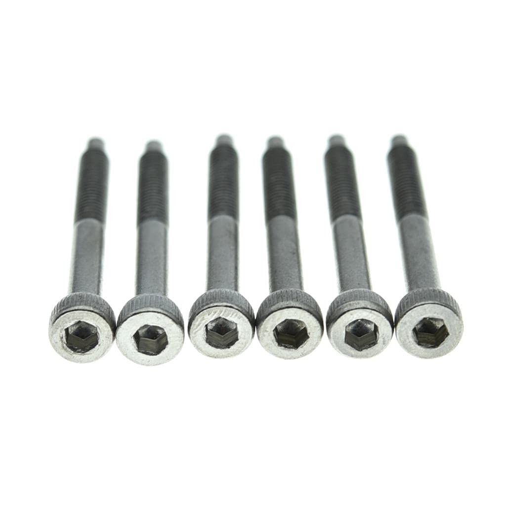 Dopro 30 Pack Stainless Steel Guitar Tremolo Bridge String Lock Screws Fits Fr