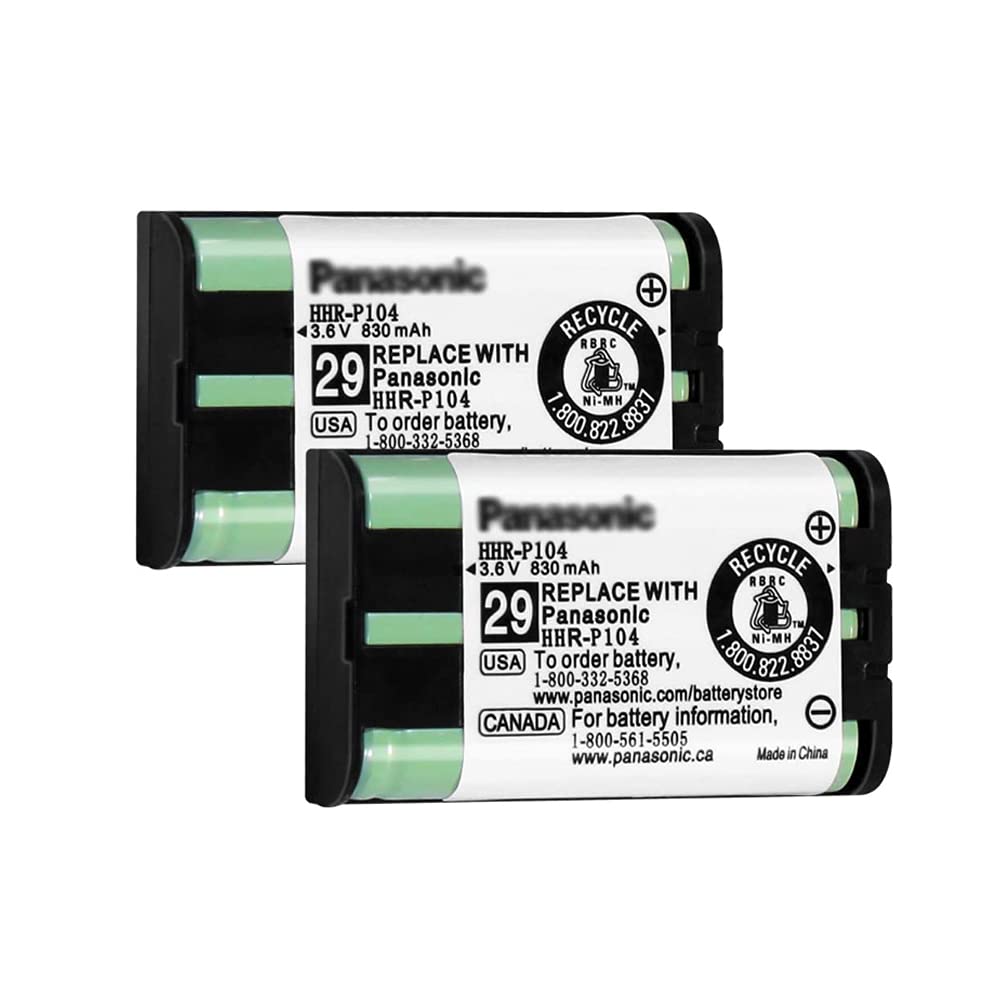 Triangle Power 2Pack Cordless Phone Hhr P104 3.6V 830Mah Battery Ni Mh Aaa Rechargeable Battery For Panasonic Replacement Batter
