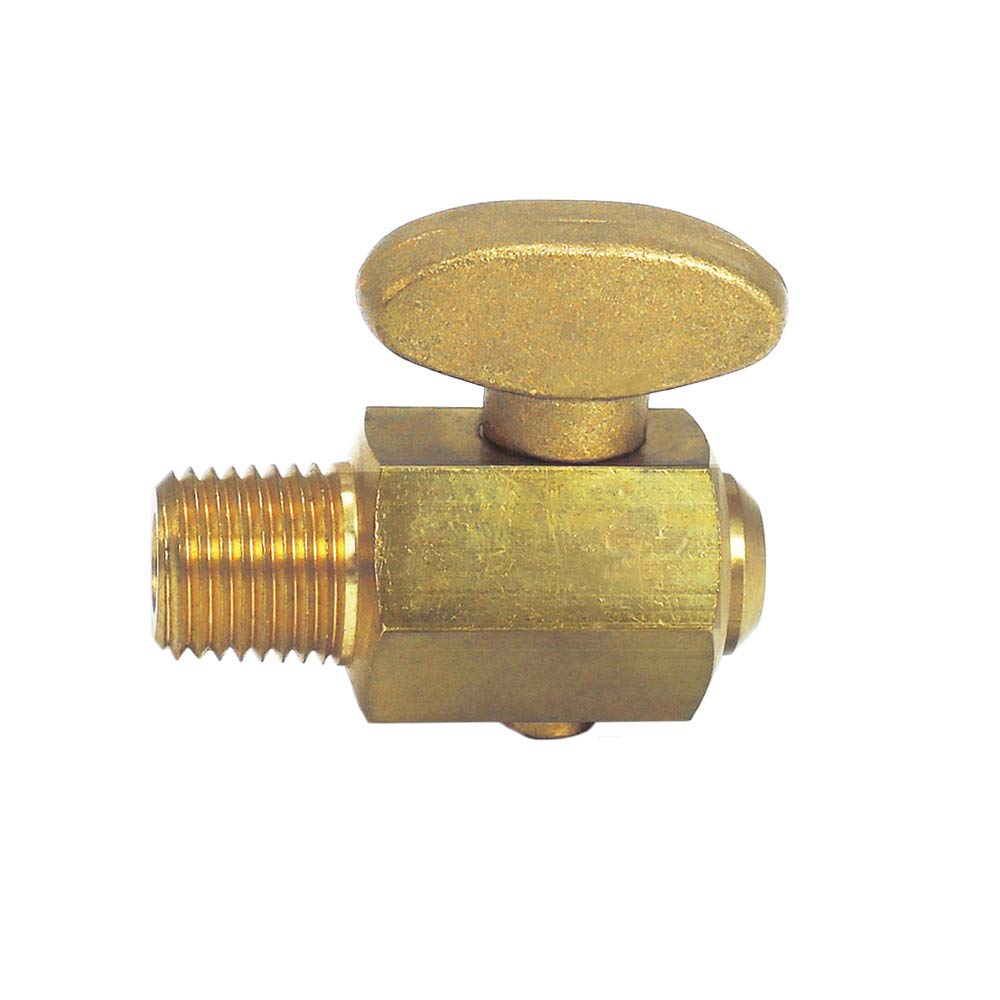 Nigo Industrial Co. Air Brake Air Tank Drain Cock Ground Plug Shutoff (1/4'' Npt Male)