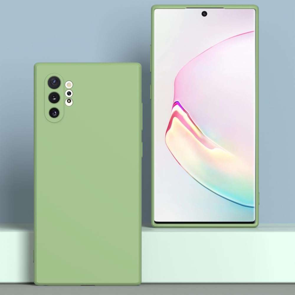 Wogroo For Samsung Galaxy Note 10 Plus Case Green, Scratch Resistant With Soft Touch, Slim Thin Phone Cover For Samsung Galaxy N