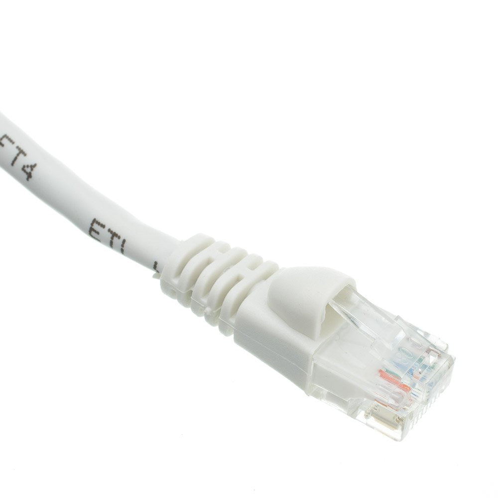 Cablewholesale Cat6 Ethernet Cable, 24Awg, Rj45 Gold Plate Connector, 4 Pair Stranded Copper, Snagless Molded Boot Unshielded Tw