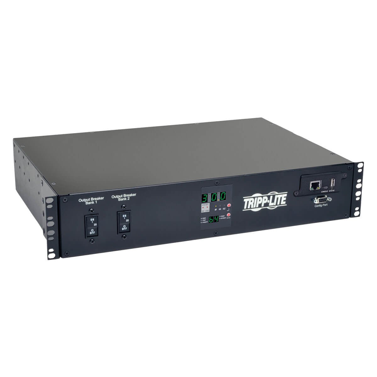 Tripp Lite 5.76Kw Single Phase Ats/Switched Pdu, Lx Platform Interface, 208/240V (16 C13, 2 C19 & 1 L6 30R) 2 L6 30P Inputs, 2U
