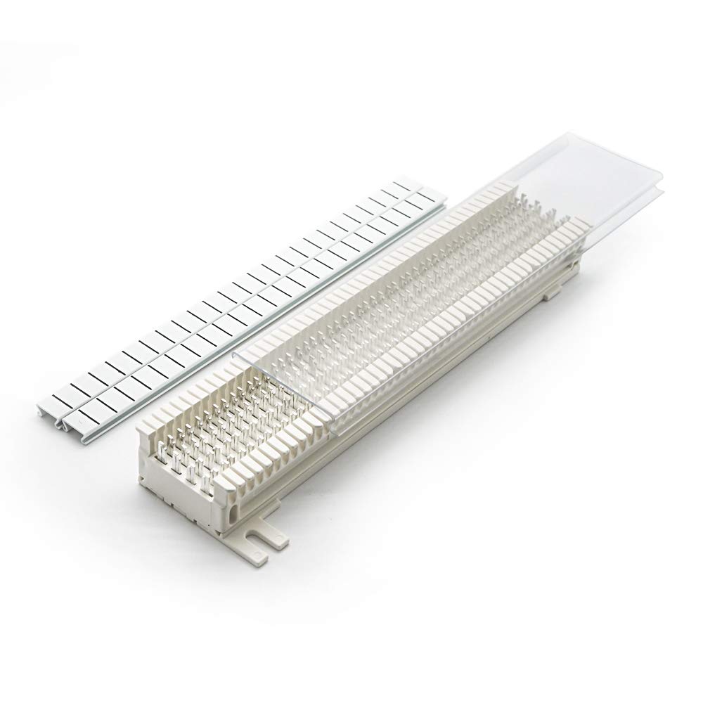 Installerparts 66 Punch Down Block   Terminating Block For Data Network Wiring, Telephone Punch Down Cabling, Wire Termination  