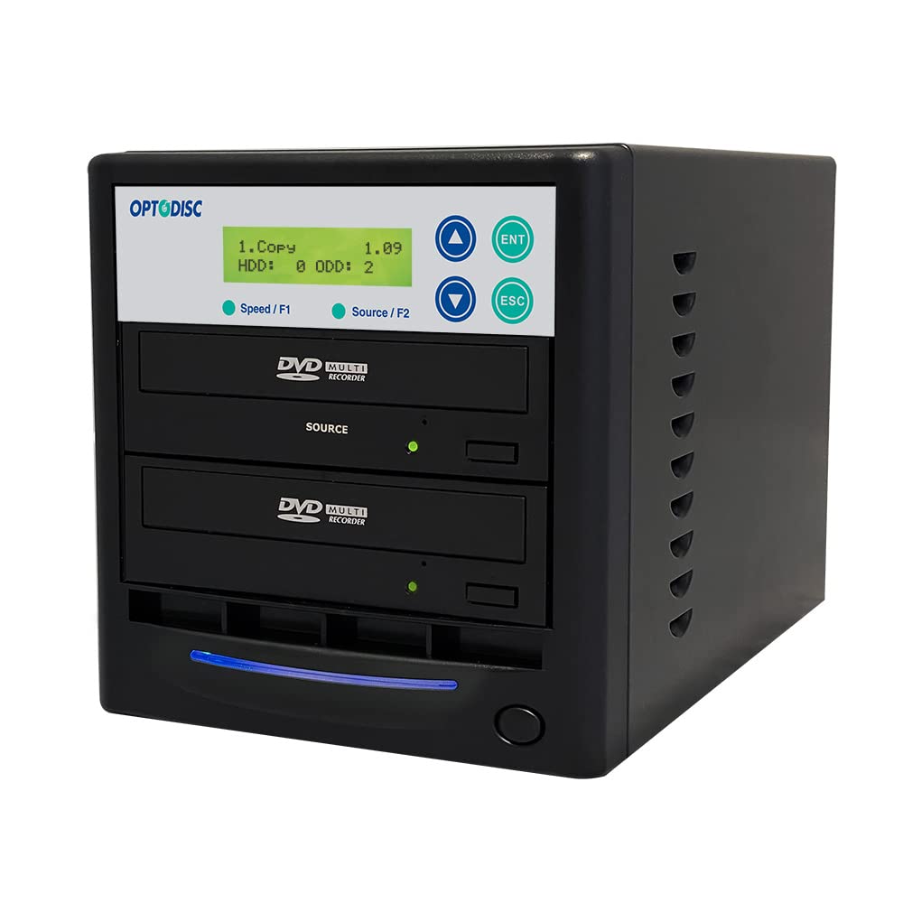 Optodisc 1 To 1 24X Burner M Disc Support Cd Dvd Duplicator   Standalone Copier Duplication Tower Opto S1T Dvd Bk